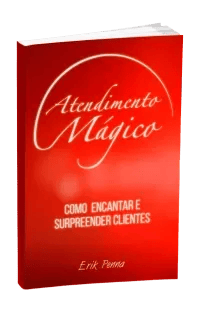 Capa do livro Atendimento Mágico: Como Encantar e Surpreender Clientes, de Erik Penna